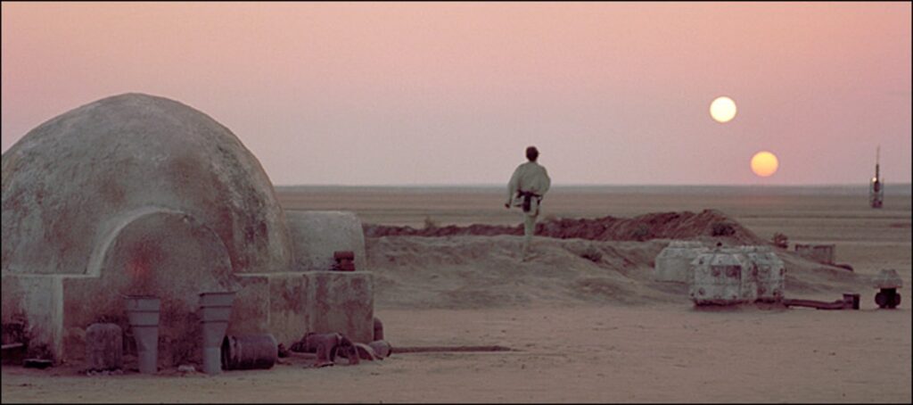 Tatooine, twin suns