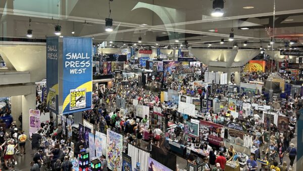 San Diego Comic-Con floor as viewed from mezzanine.